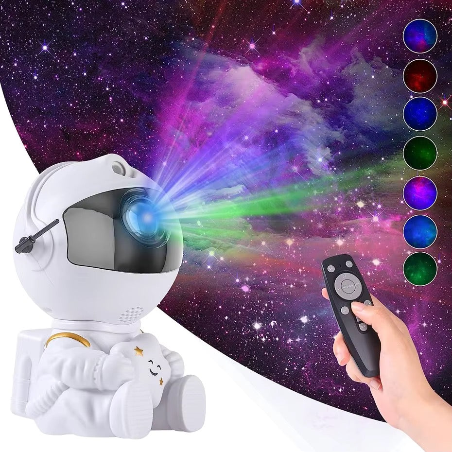 Star Projector Galaxy Night Light Astronaut