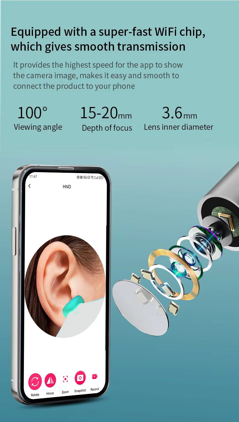 Visual Ear Cleaner with Camera