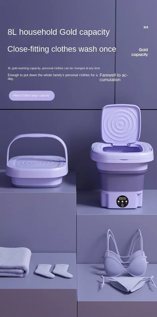 8L Portable Folding Washing Machine