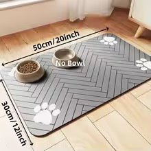 Waterproof pet feeding mat